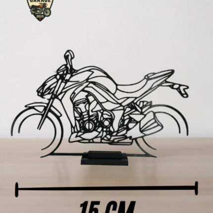 Kawasaki Z1000 Masa Dekoru – Naked Motor Figürü – Motosiklet Silüeti - görsel 2