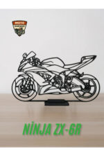 Kawasaki Ninja ZX-6R Masa Dekoru – Supersport Motor Figürü