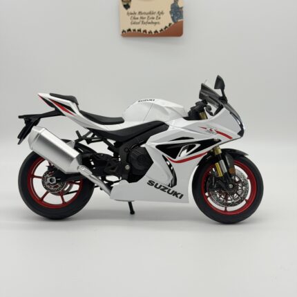 Suzuki GSX-R1000 Maket – 1:9 Büyük Ölçek Işıklı Beyaz - görsel 2