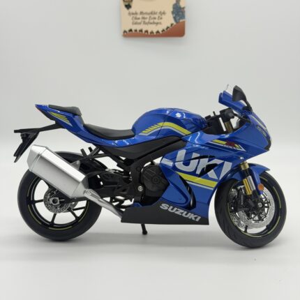 Suzuki GSX-R1000 Maket – 1:9 Ölçek Işıklı Lacivert Model - görsel 2