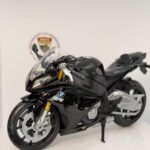 BMW S1000RR 1:12 Ölçek Siyah Diecast Motosiklet Model – Lisanslı Metal Maket & Koleksiyonluk Oyuncak - Görsel 6