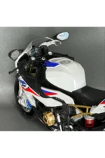 Işıklı BMW S1000 RR 1:9(25cm) ölçek Diecast Motosiklet Model Oyuncak – Metal Biblo & Maket - Görsel 6