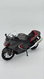 Suzuki Hayabusa 1:12 Diecast Motosiklet - Gri Red - Görsel 2