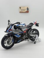 Işıklı BMW S1000 RR 1:9(25cm) ölçek Diecast Motosiklet Model Oyuncak – Metal Biblo & Maket - Görsel 6