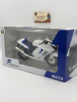 Suzuki Hayabusa 1:12 Ölçekli Beyaz Diecast Motosiklet - Görsel 8