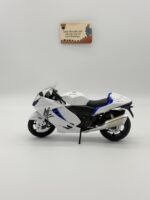 Suzuki Hayabusa 1:12 Ölçekli Beyaz Diecast Motosiklet - Görsel 5