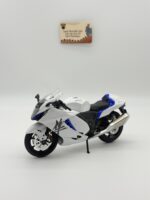 Suzuki Hayabusa 1:12 Ölçekli Beyaz Diecast Motosiklet - Görsel 6