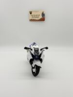 Suzuki Hayabusa 1:12 Ölçekli Beyaz Diecast Motosiklet - Görsel 7