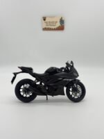 Yamaha YZF-R3 1:12 Diecast - Mat Siyah Racing Bike Metal Model - Görsel 2