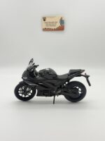 Yamaha YZF-R3 1:12 Diecast - Mat Siyah Racing Bike Metal Model - Görsel 5