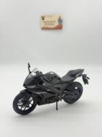 Yamaha YZF-R3 1:12 Diecast - Mat Siyah Racing Bike Metal Model - Görsel 6