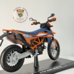 KTM 690 SMC R - 1:18 Ölçek (12cm) Kutulu Diecast Motosiklet Modeli - Görsel 3