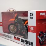 KTM Enduro Cross - 1:18 Ölçek (12cm) Kutulu Standlı Diecast Motosiklet Modeli - Görsel 8