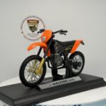 KTM Enduro Cross - 1:18 Ölçek (12cm) Kutulu Standlı Diecast Motosiklet Modeli - Görsel 6