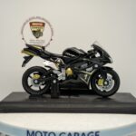 Siyah Yarış Motosikleti - 1:18 Ölçek (12cm) Kutulu Standlı Diecast Model - Görsel 2