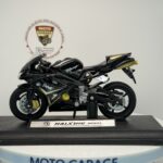 Siyah Yarış Motosikleti - 1:18 Ölçek (12cm) Kutulu Standlı Diecast Model - Görsel 5