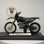 Siyah Enduro Cross - 1:18 Ölçek (12cm) Kutulu Standlı Diecast Motosiklet Modeli - Görsel 5