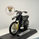 Siyah Enduro Cross - 1:18 Ölçek (12cm) Kutulu Standlı Diecast Motosiklet Modeli - Görsel 6