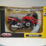 BMW R1250 RT - 1:18 Ölçek (12cm) Kutulu Standlı Diecast Model (Kırmızı) - Görsel 8
