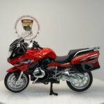 BMW R1250 RT - 1:18 Ölçek (12cm) Kutulu Standlı Diecast Model (Kırmızı) - Görsel 5