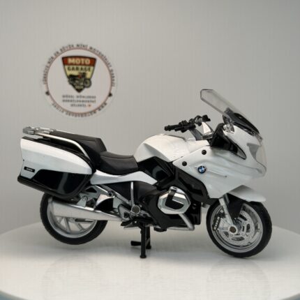BMW R1250 RT – 1:18 Ölçek (12cm) Kutulu Diecast Model (Beyaz) - görsel 2