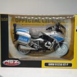 BMW R1250 RT-P Polis Motosikleti - 1:18 Ölçek (12cm) Kutulu Standlı Diecast Model - Görsel 8
