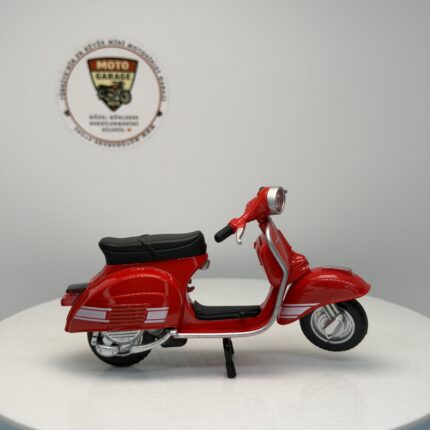 1976 Vespa 200 Rally – 1:18 Ölçek (12cm) Kutulu Standlı Diecast Model (Kırmızı) - görsel 2