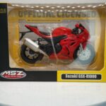 Suzuki GSX-R1000 - 1:18 Ölçek (12cm) Kutulu Diecast Model (Kırmızı) - Görsel 8
