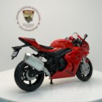 Suzuki GSX-R1000 - 1:18 Ölçek (12cm) Kutulu Diecast Model (Kırmızı) - Görsel 3