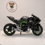 Kawasaki Ninja H2R - 1:18 Ölçek (12cm) Kutulu Diecast Model - Görsel 2