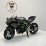 Kawasaki Ninja H2R - 1:18 Ölçek (12cm) Kutulu Diecast Model - Görsel 6
