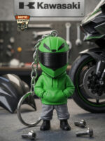 3D Baskı Yeşil Motorcu Anahtarlık – Motor & Motosiklet Anahtarlık