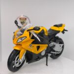 BMW S1000 RR - 1:12 Ölçek (18cm) Sarı Lisanslı Diecast Motosiklet Modeli - Görsel 6