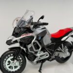 Moto Garage R1250 Oyuncak 1:12 Ölçek (18cm) Diecast Model Motosiklet (Gri/Kırmızı) - Görsel 6