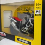 Moto Garage R1250 Oyuncak 1:12 Ölçek (18cm) Diecast Model Motosiklet (Gri/Kırmızı) - Görsel 7