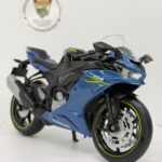 Kawasaki Ninja ZX-6R 1:12 Lacivert Diecast Motosiklet Model