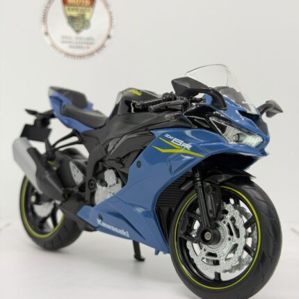 Kawasaki Ninja ZX-6R 1:12 Lacivert Diecast Motosiklet Model