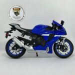 Yamaha YZF-R1 1:12 Ölçek Diecast Model Motosiklet (Lacivert) - Görsel 2