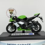 Kawasaki Ninja ZX-10R 1:18 Diecast Motosiklet Modeli - Görsel 5