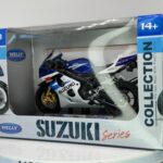 Suzuki GSX-R750 - 1:18 Ölçek (12cm) Kutulu Diecast Model - Görsel 8
