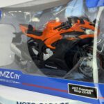 Kawasaki Ninja ZX-6R 1:12 Turuncu Diecast Motosiklet Model - Görsel 8
