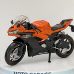 Kawasaki Ninja ZX-6R 1:12 Turuncu Diecast Motosiklet Model - Görsel 6