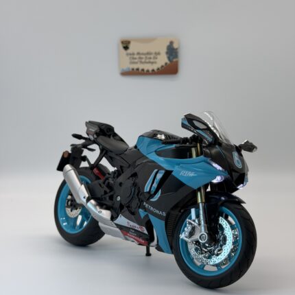 Yamaha YZF-R1M 1:9 Ölçek Diecast Motosiklet Model – Sesli & Işıklı