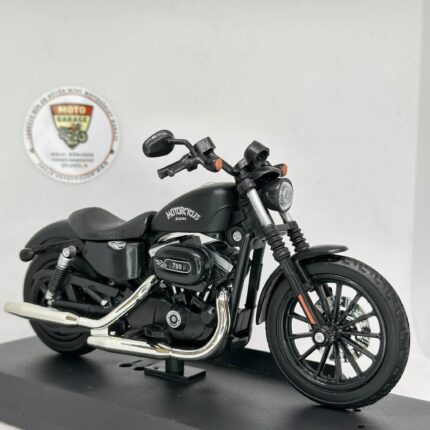 Harley Iron 883 Cruiser Chopper 1:12 Diecast Motosiklet Model Oyuncak