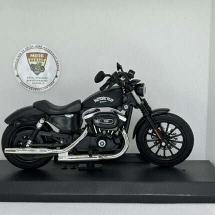Harley Iron 883 Cruiser Chopper 1:12 Diecast Motosiklet Model Oyuncak - görsel 2