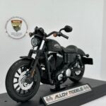 Harley Iron 883 Cruiser Chopper 1:12 Diecast Motosiklet Model Oyuncak - Görsel 7