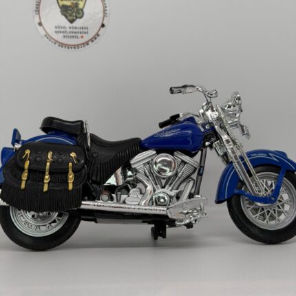 Harley-Davidson Heritage Softail Classic Lacivert 1:12 Diecast Motosiklet - görsel 2
