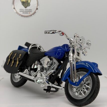Harley-Davidson Heritage Softail Classic Lacivert 1:12 Diecast Motosiklet