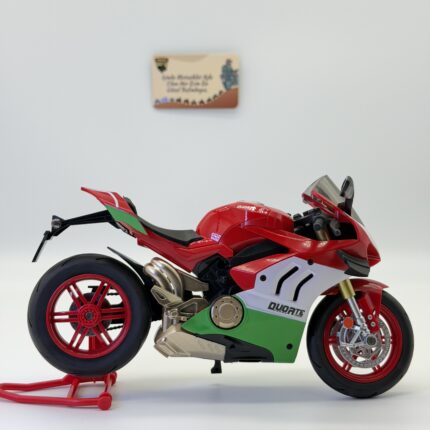 Ducati Panigale Tricolor V4 Maket 1:10 Alloy Metal Diecast | Sesli Işıklı - görsel 2