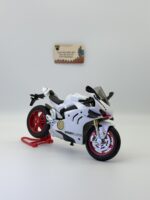 Ducati Panigale V4 Beyaz Diecast 1:10 Ölçek Sesli ve Işıklı | Alloy Diecast Model